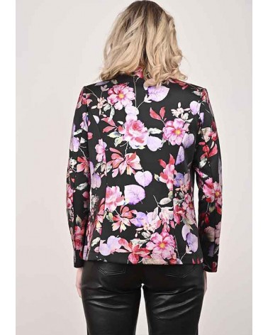 Gabby satin floral jacket